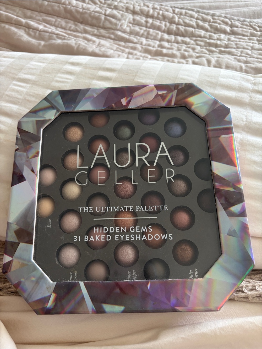Laura Geller Hidden Gems Eyeshadow Palette — Jewel Reds, Browns, Golds, Purples